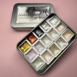 Akvarellpalett, Metallic
